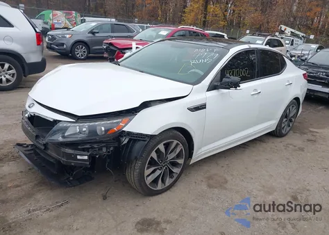 2015 Kia Optima Sx Turbo z USA, uszkodzony, nr VIN 5XXGR4A61FG474979